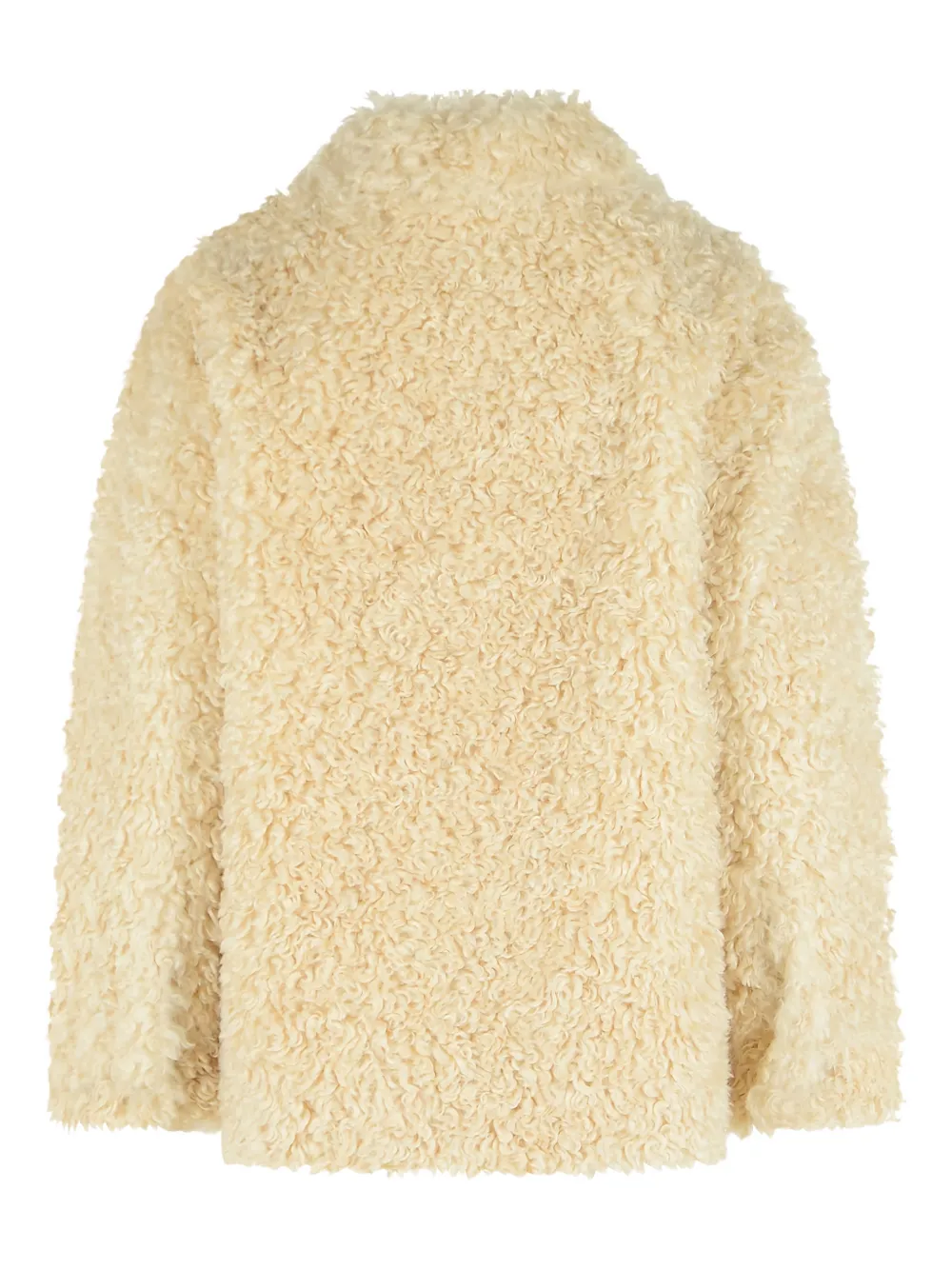 ISABEL MARANT Tarvey sheepskin-effect button jacket | Faux Fur & Shearling Jackets | Image 2