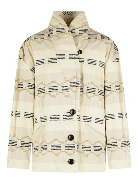 ISABEL MARANT Quayla raised-neck pattern jacket