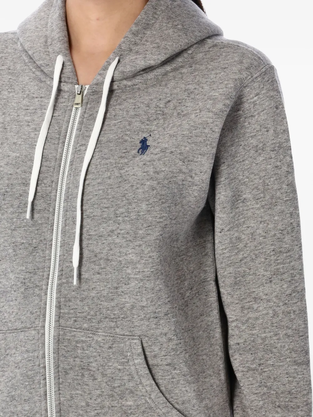 Polo Ralph Lauren Hoodie met capuchon en rits Grijs