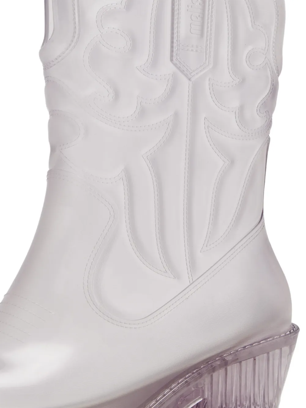 Melissa Texas Clear Boots In White