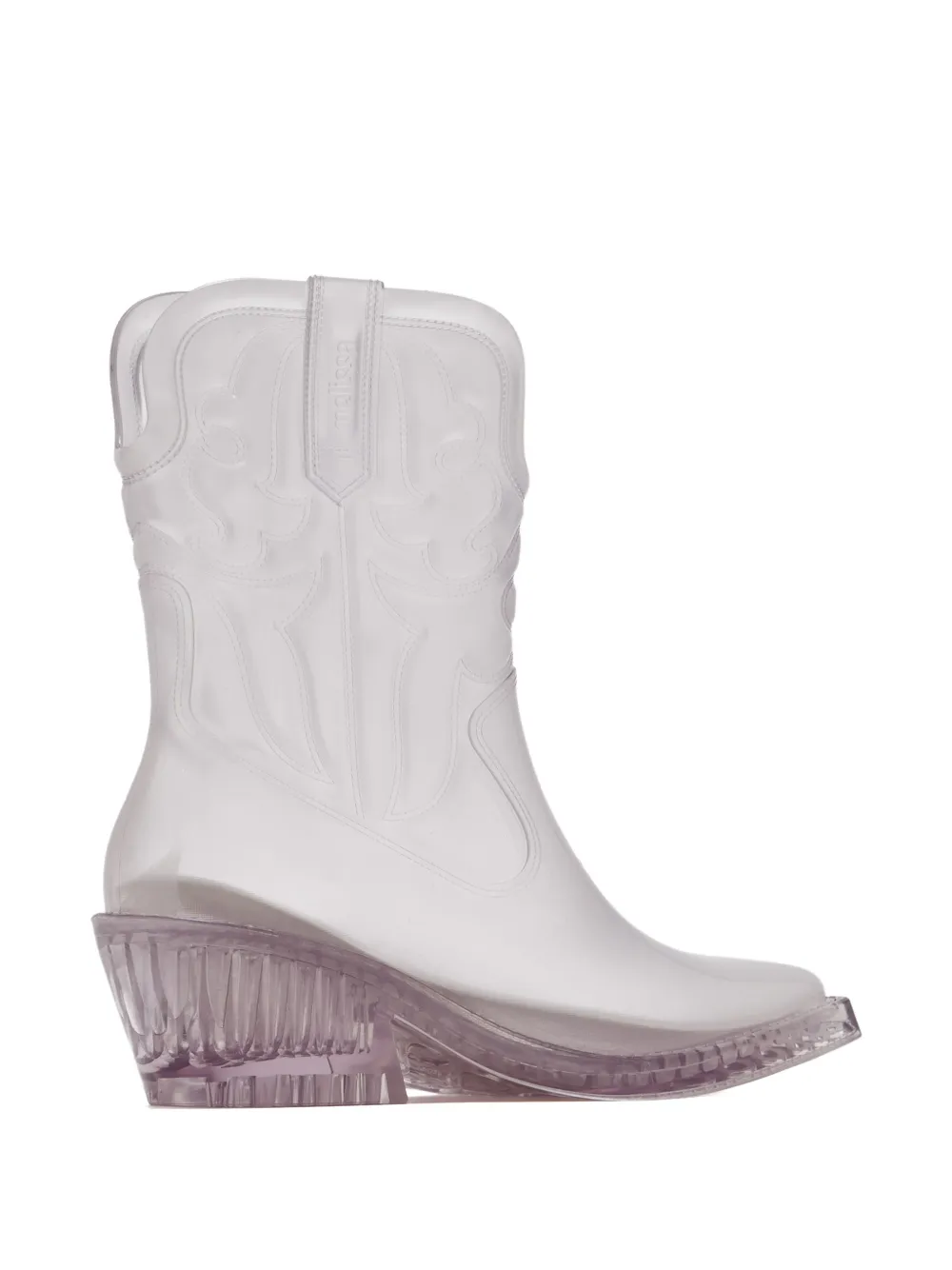 Melissa Texas doorzichtige laarzen Wit
