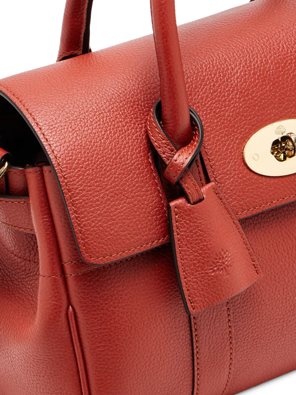  Mulberry Bayswater Turn-lock Fastening Shoulder Bag - Brown 