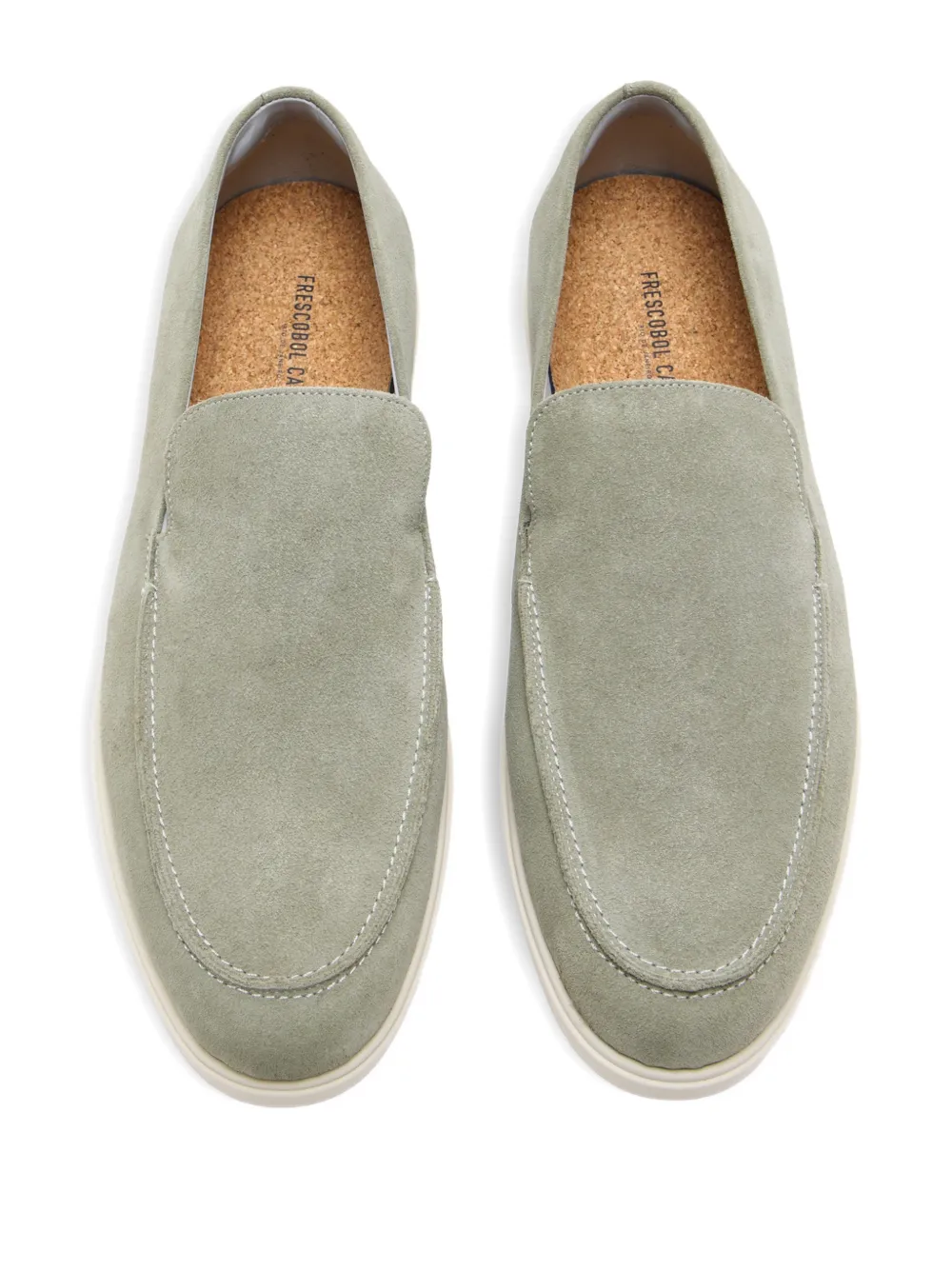 Frescobol Carioca Miguel round-toe loafers | Green | Image 1