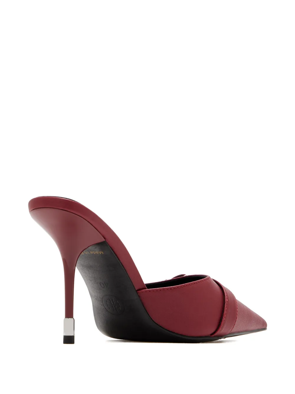 Femme La Venetia muiltjes met puntige neus Rood