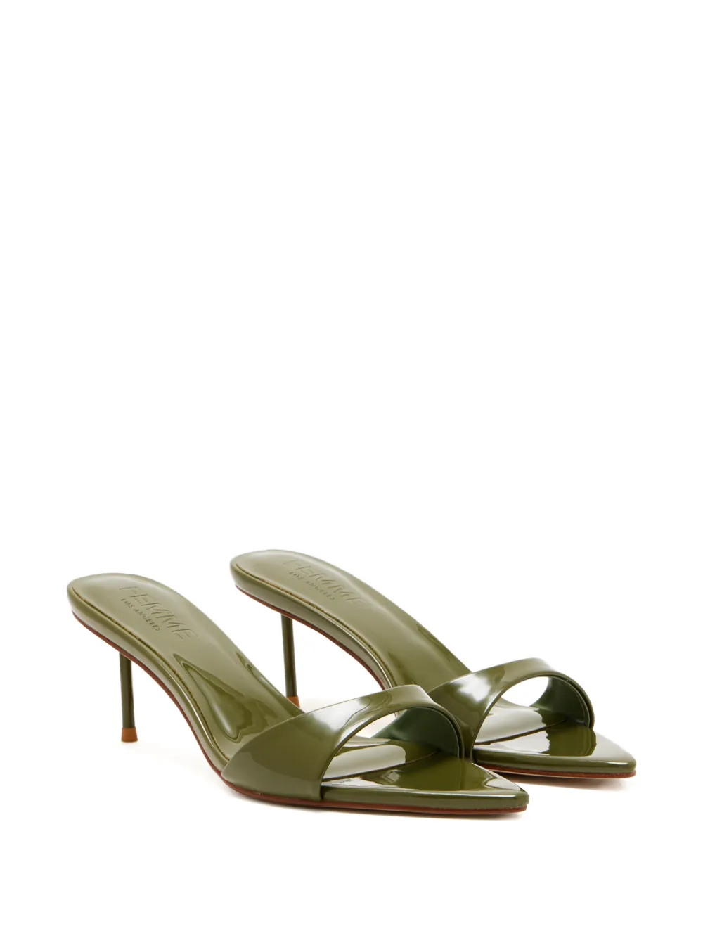 Femme La Marseille sandalen met open neus Groen