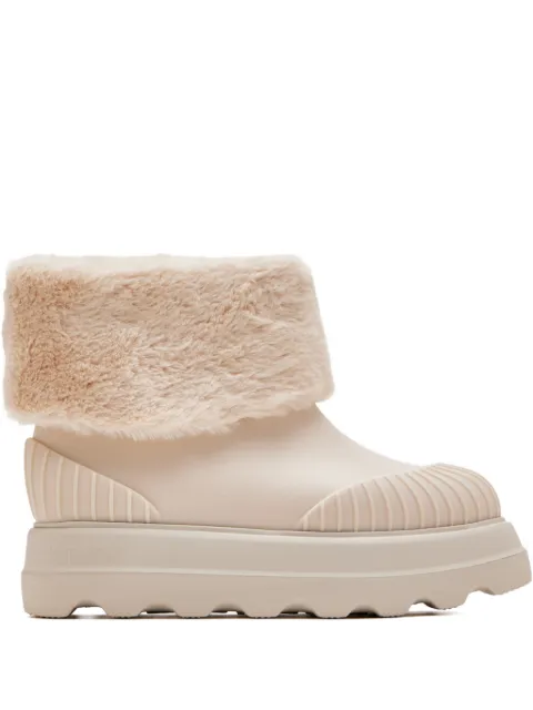 Melissa fur ridged-sole boots