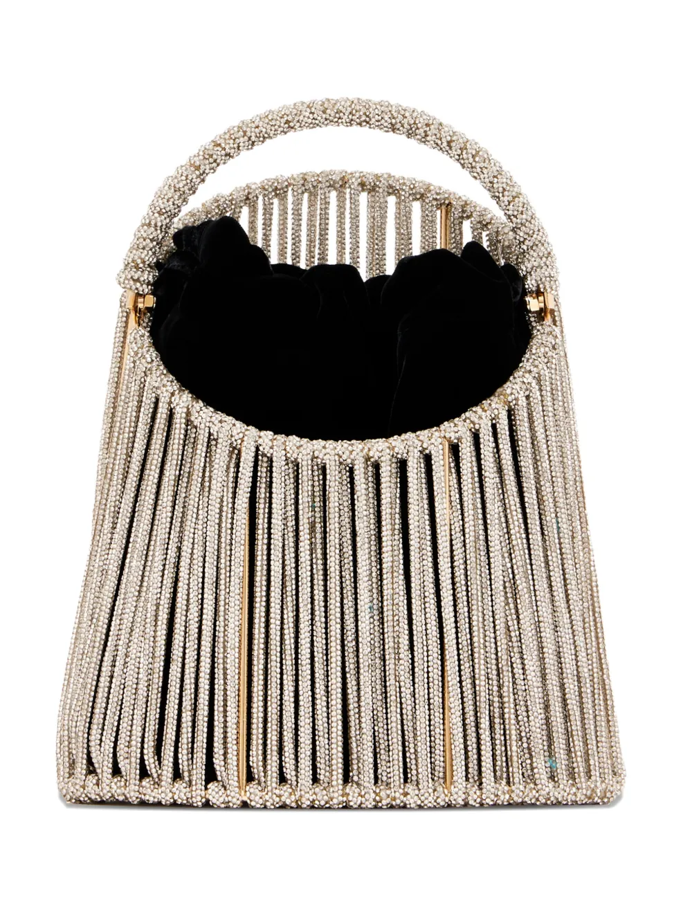 Hibourama crystal-embellished tote bag - Toni neutri