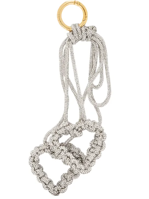 Hibourama Love crystal-heart bag charm