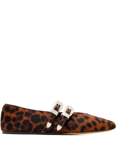Le Monde Beryl Claudia buckle-strap ballet flats