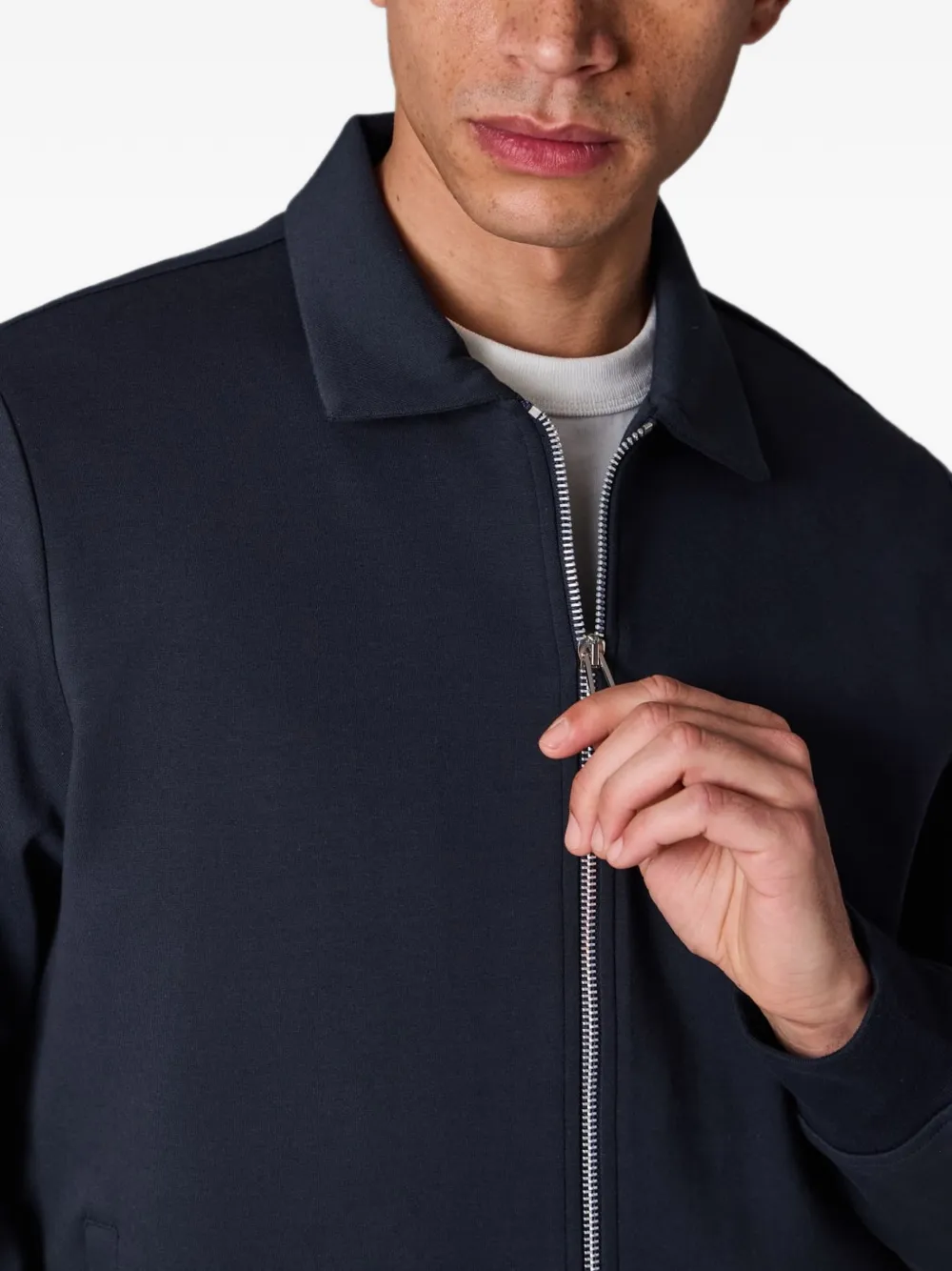 PS Paul Smith Jack met rits en kraag Blauw