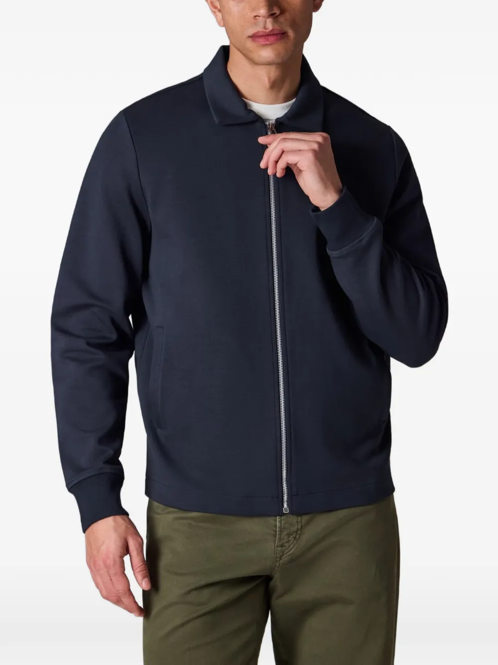 PS Paul Smith Jack met rits en kraag Blauw