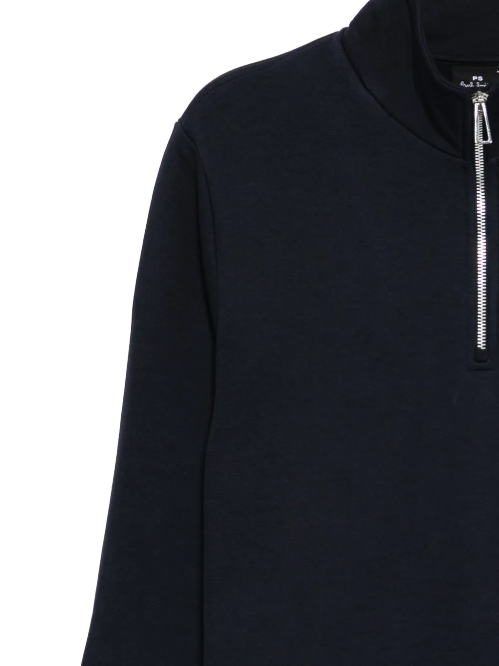 PS Paul Smith Sweater met geborduurd logo en rits Blauw