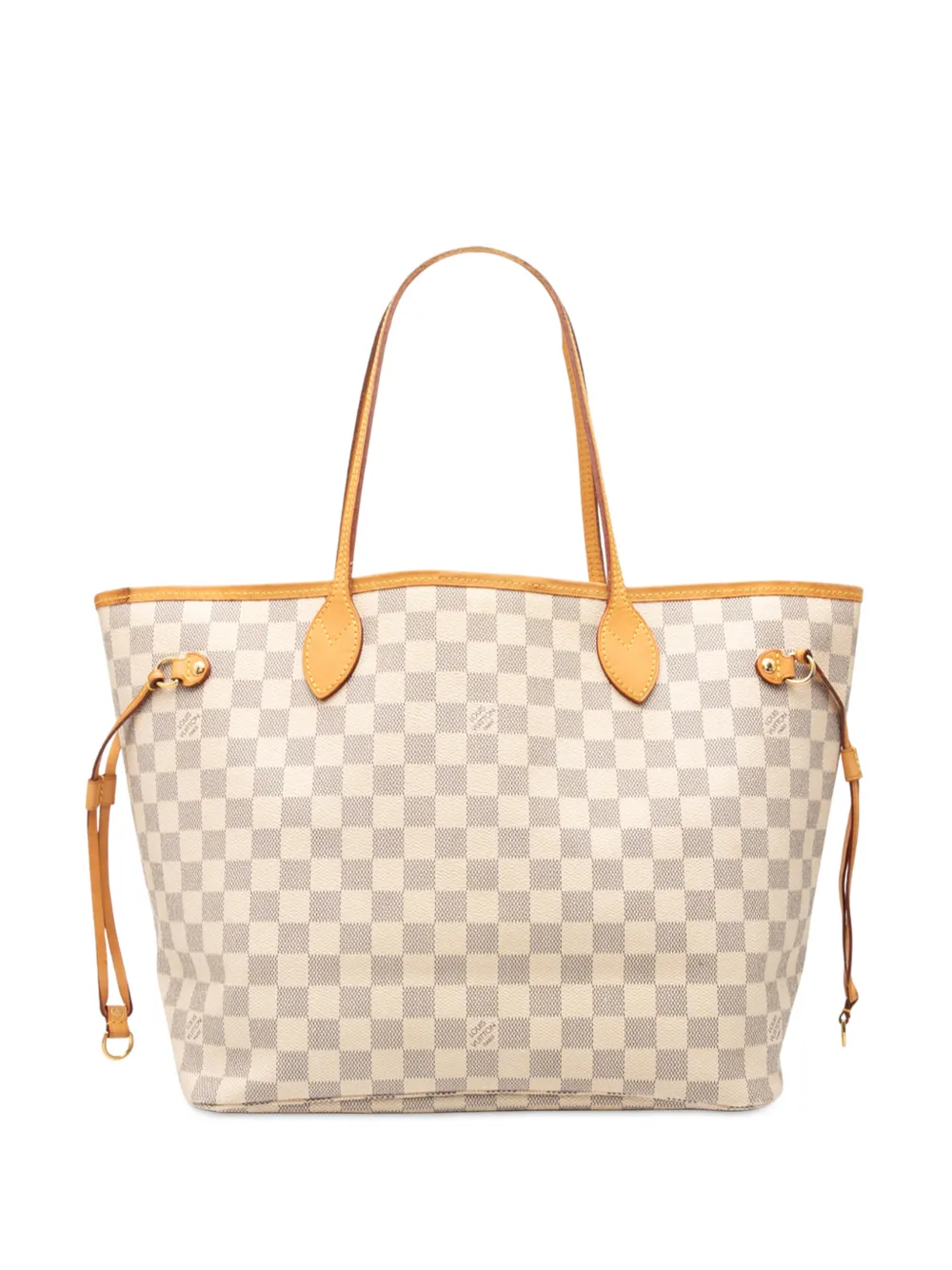 Louis Vuitton Pre-Owned 2012 Damier Azur Neverfull MM tote bag | White | Image 1
