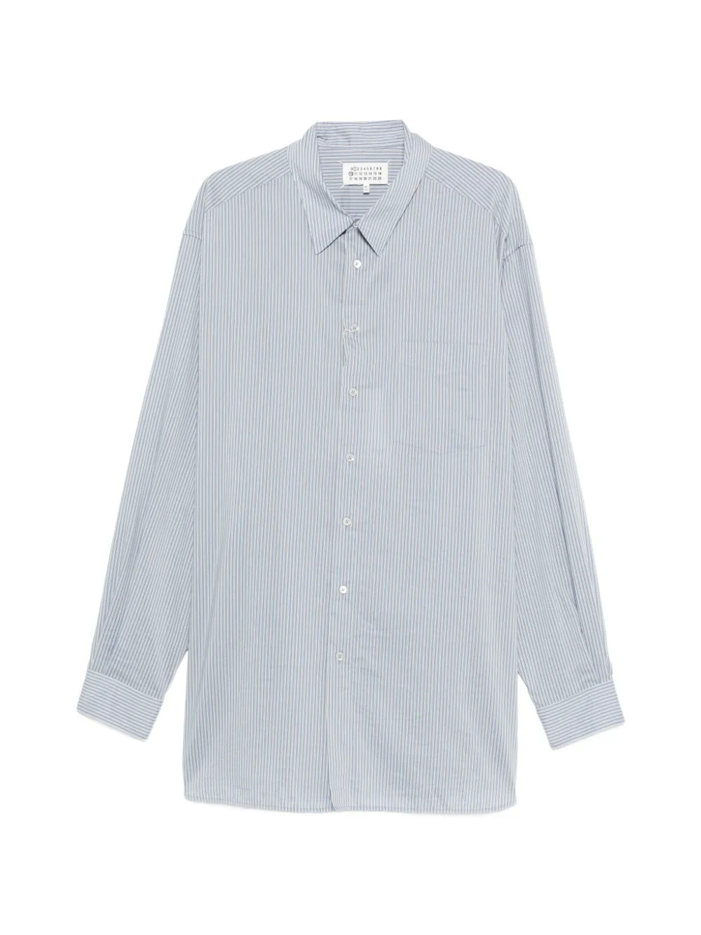 Maison Margiela striped shirt - Blu