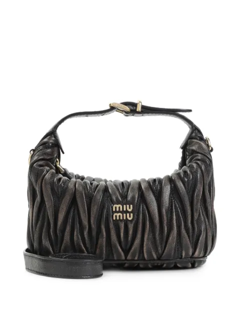 Miu Miu matelassé leather mini bag