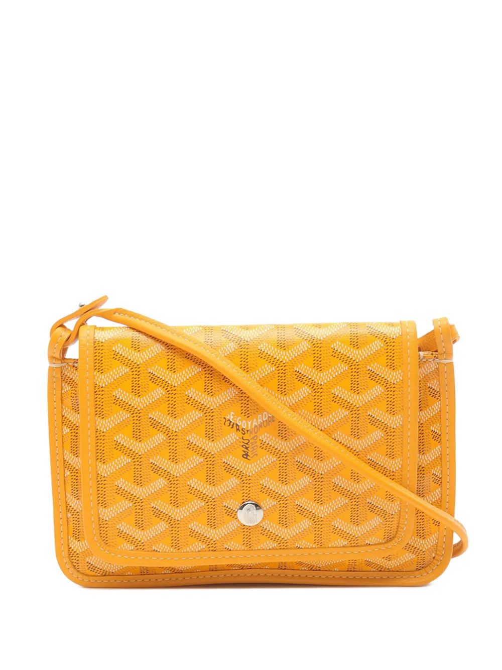 Goyard Pre-Owned Borsa a tracolla Plumet Pocket in tela Goyardine 2000-2025 - Giallo