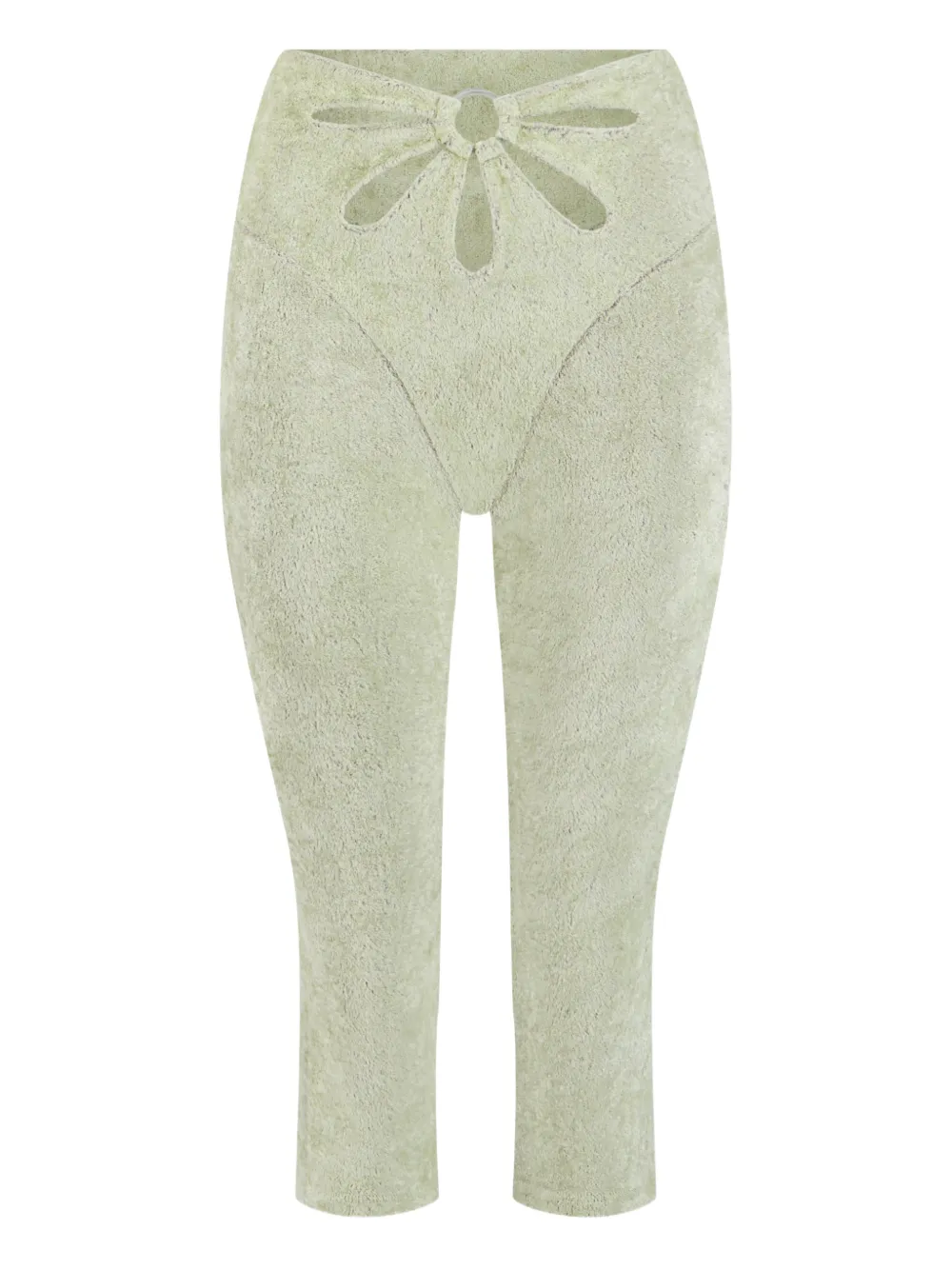 Collina Strada flower capri trousers - Grün