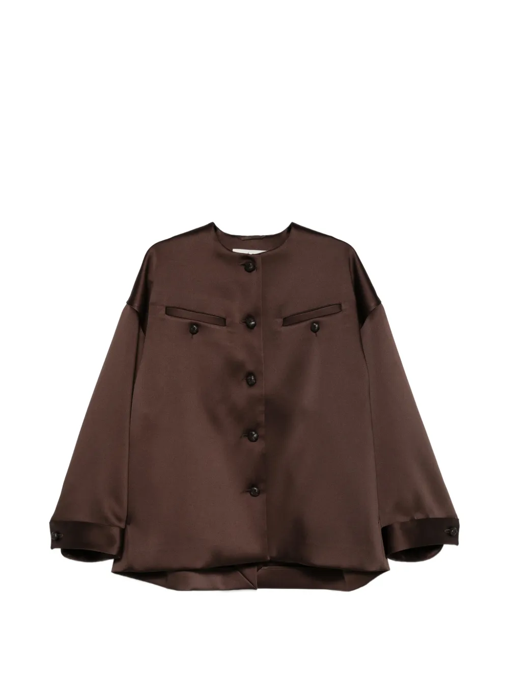 Róhe chest-pocket button jacket - Marrone