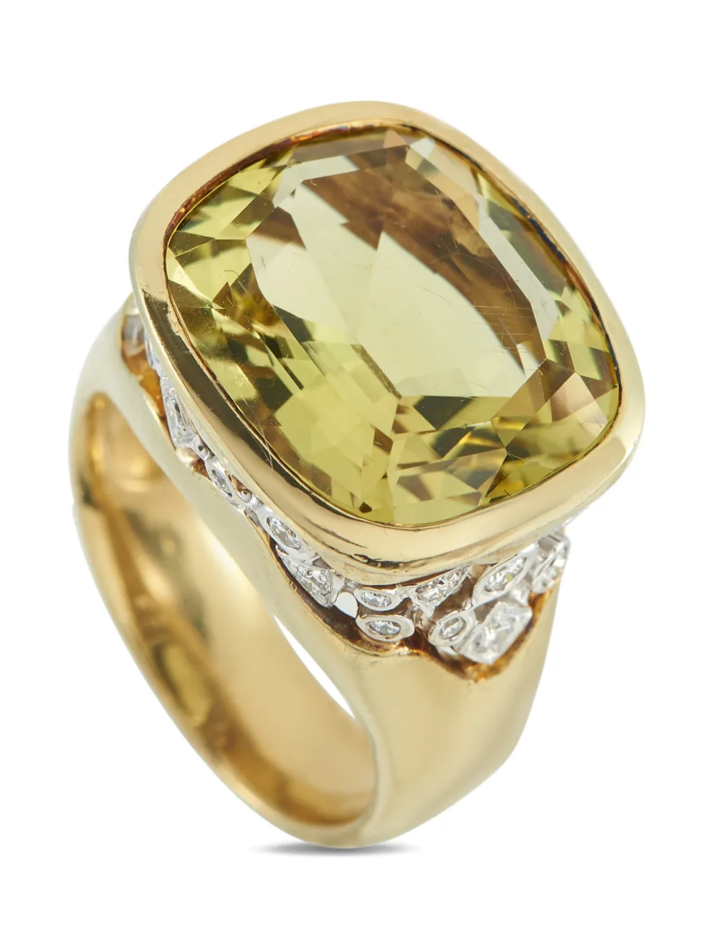 SeidenGang Citrine Diamond Ring - Oro