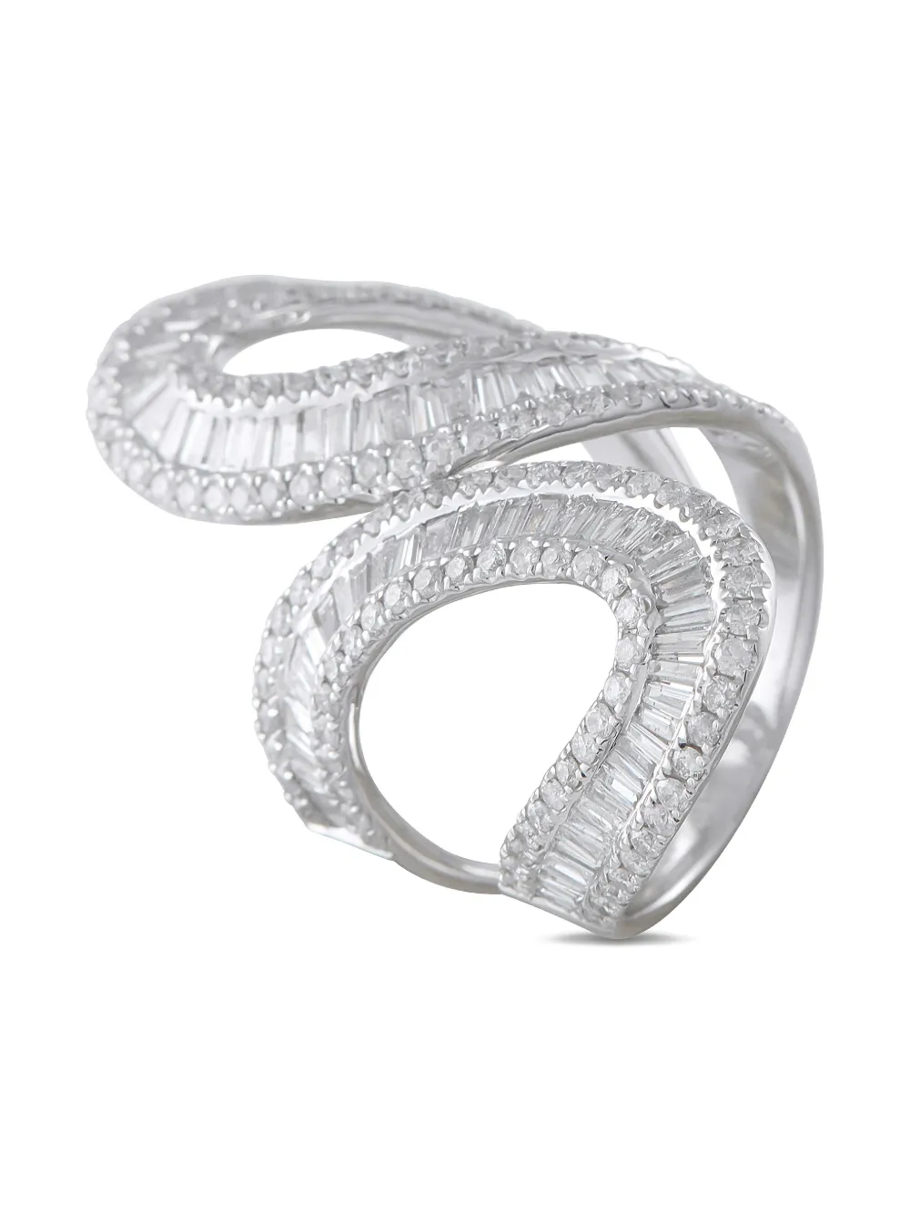 LB Exclusive diamond 14K white gold ring - Argento