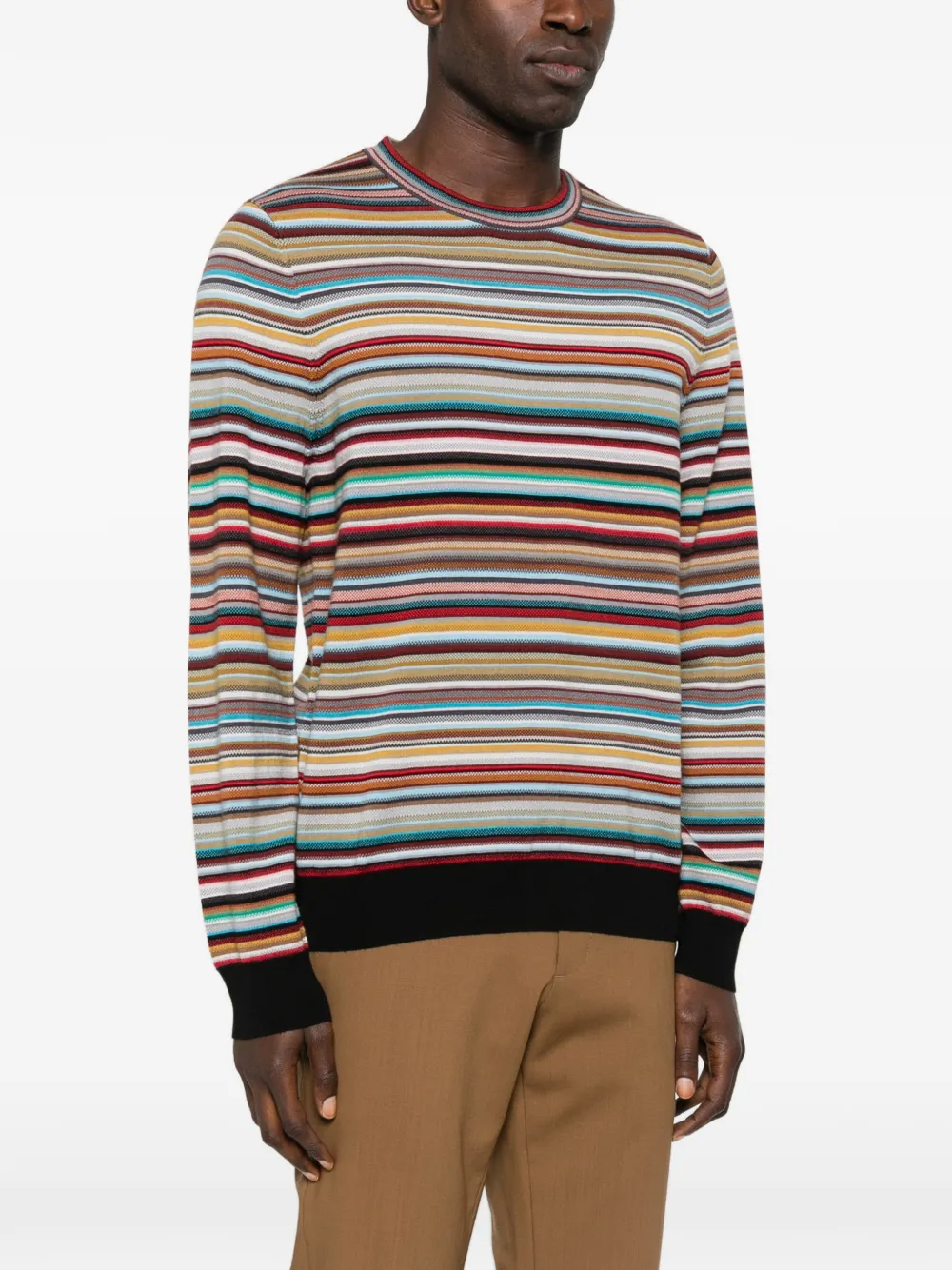  Paul Smith Pull à Rayures - Bleu 