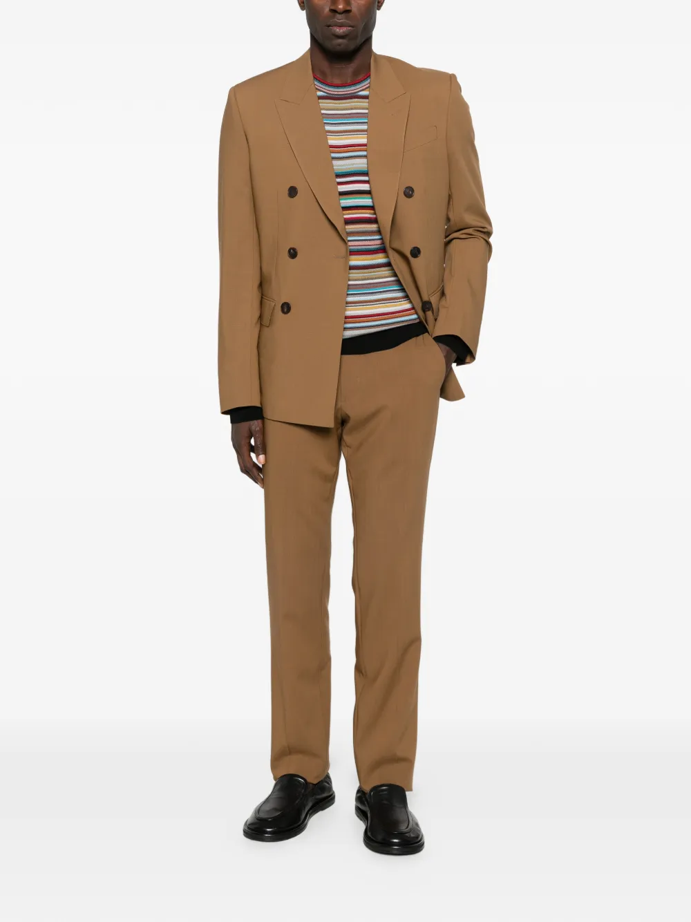 Paul Smith striped long-sleeve sweater - Bruin