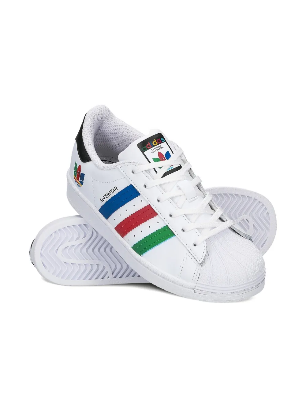 adidas Kids Superstar sneakers met logo-detail Wit