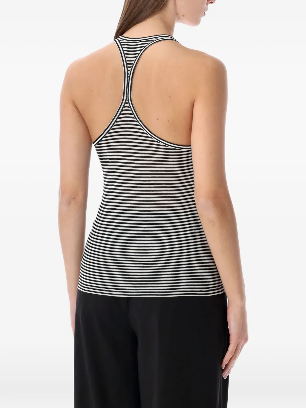  Tom Ford Top A Rayas - Blanco 