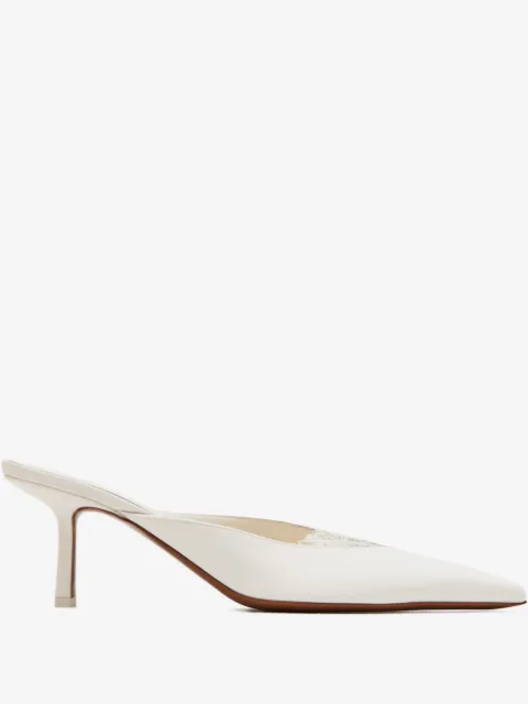 NEOUS Matar lace-detail pointed-toe mules
