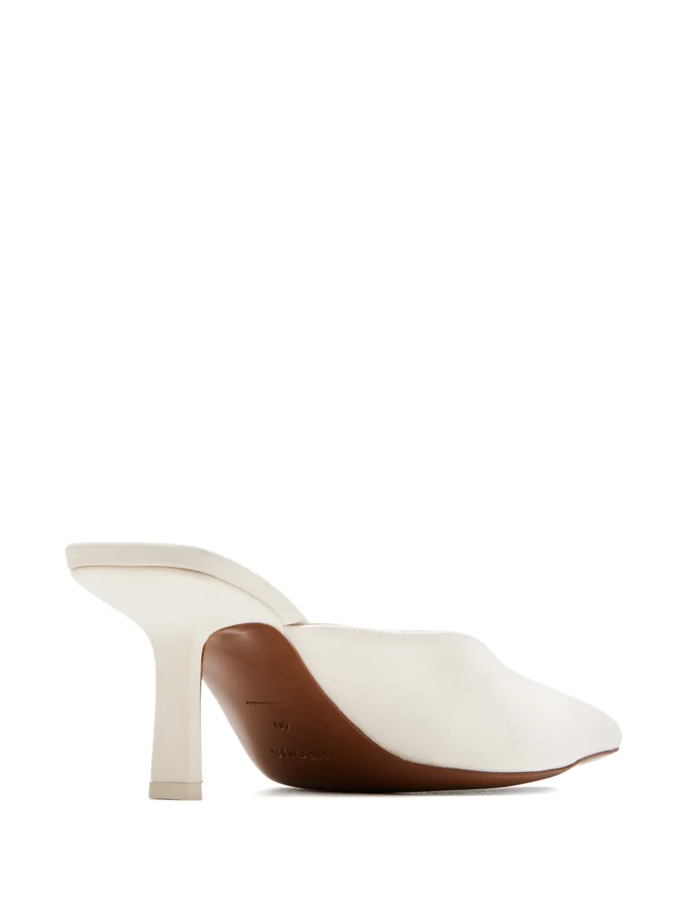 NEOUS Matar lace-detail pointed-toe mules Wit