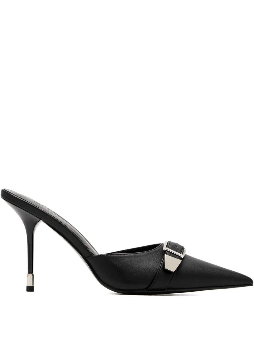 Femme La Venetia Pointed-toe Mules In Black