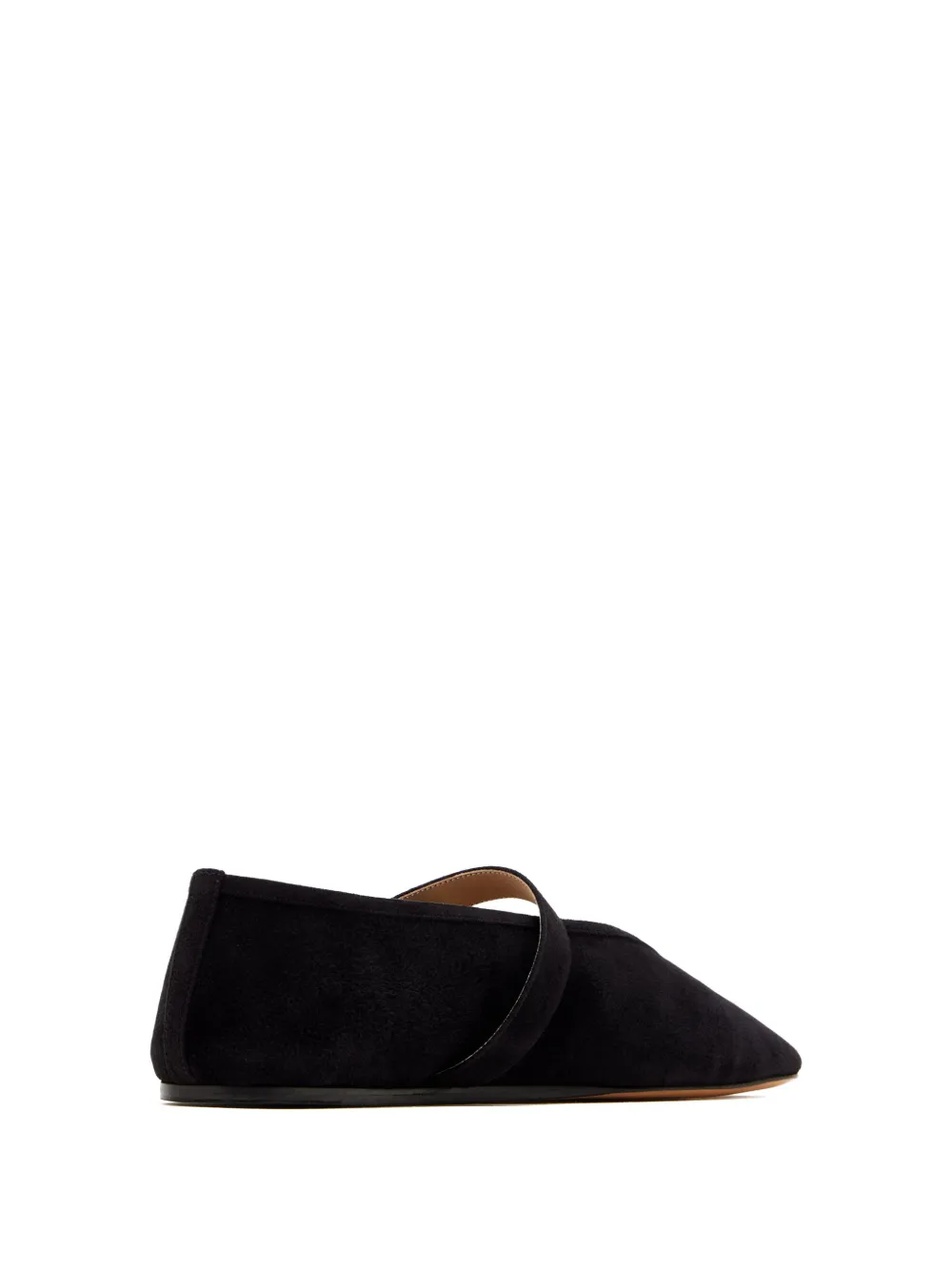 Le Monde Beryl buckle strap ballet flats Zwart
