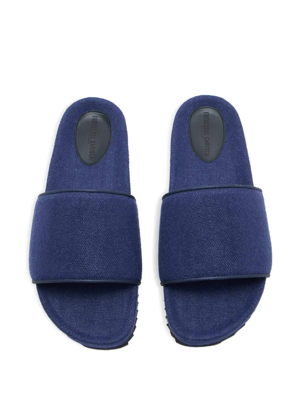 Frescobol Carioca Renato slippers met ronde neus Blauw