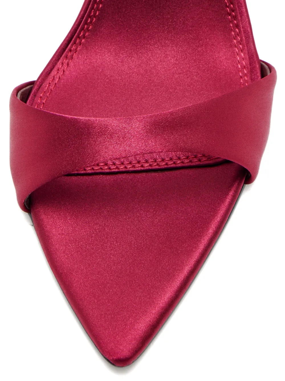 Femme La Kaia Pointed-toe Sandals In Red