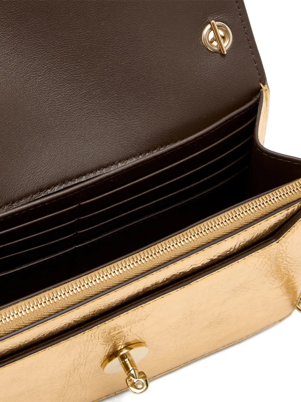 Mulberry Small Darley Chain-strap Mini Bag In Gold