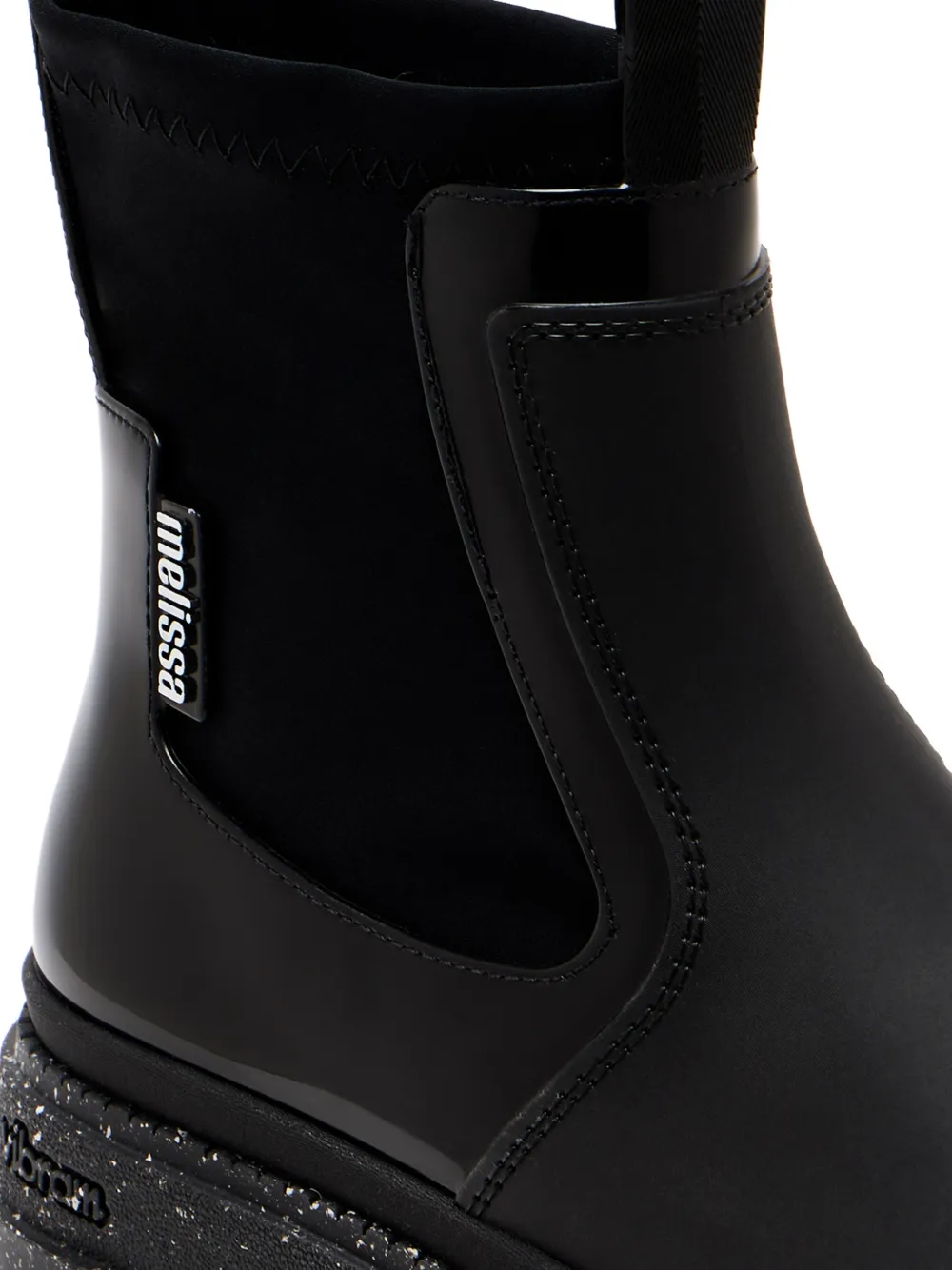 Melissa Platform Panelled Boots In Multi