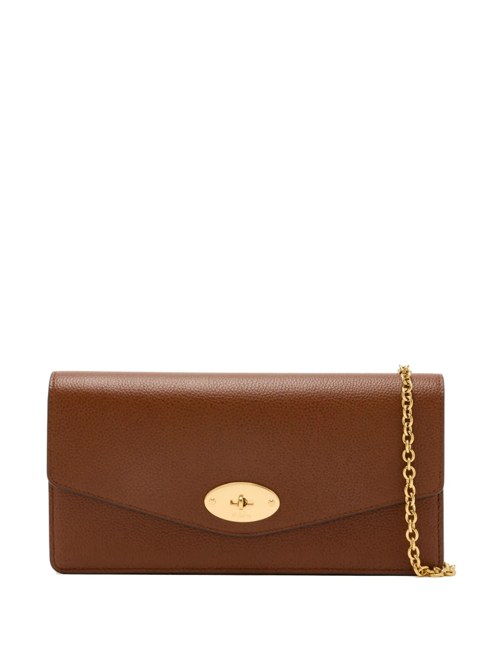 Mulberry Darley chain-strap clutch bag - Marrone