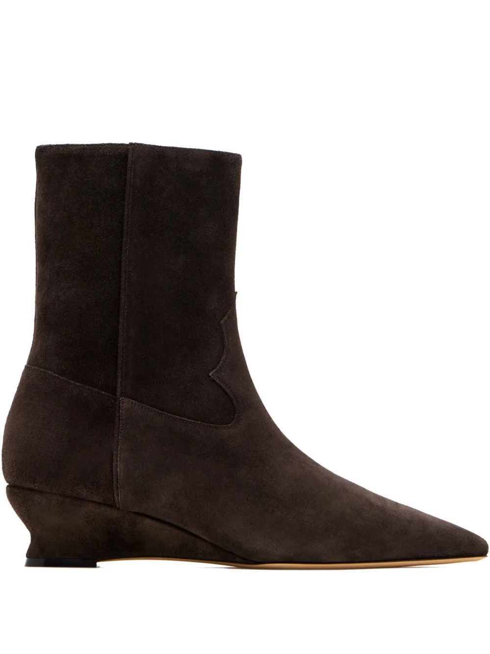 Le Monde Beryl Camille pointed-toe zip-fastening boots - Marrone