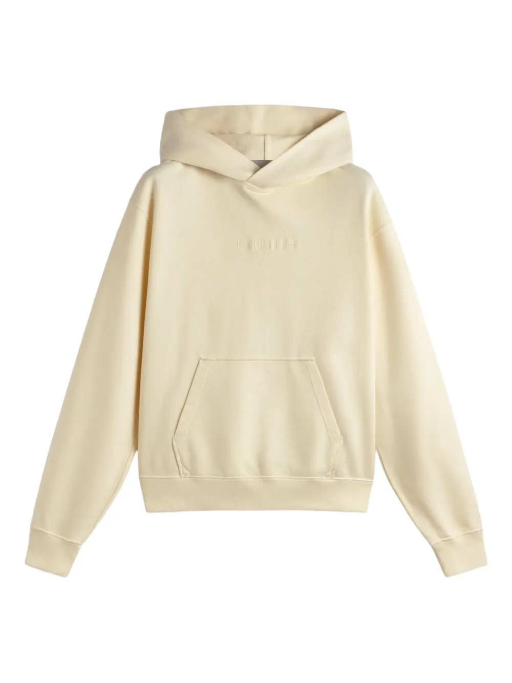 LES HÉRITIERS logo hooded sweatshirt - Nude