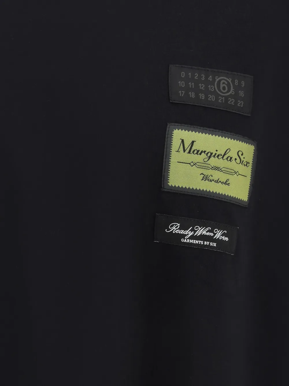 MM6 Maison Margiela T-shirt met lange mouwen Zwart