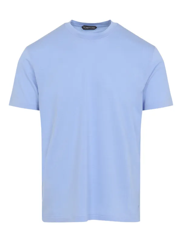 Tom Ford Round-neck T-shirt in Blue