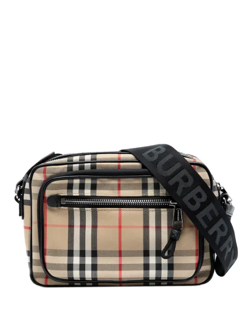 Burberry Pre-Owned 2018-2025 House Check Canvas Paddy crossbody bag