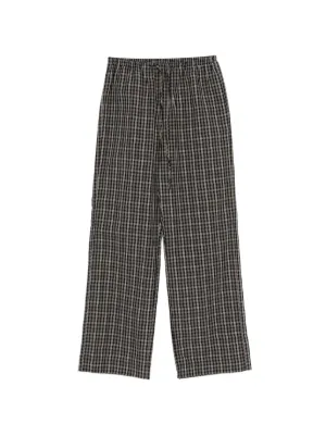 jilsander チェック柄 スラックス Jil Sander チェック パンツ | ブラウン | FARFETCH JP