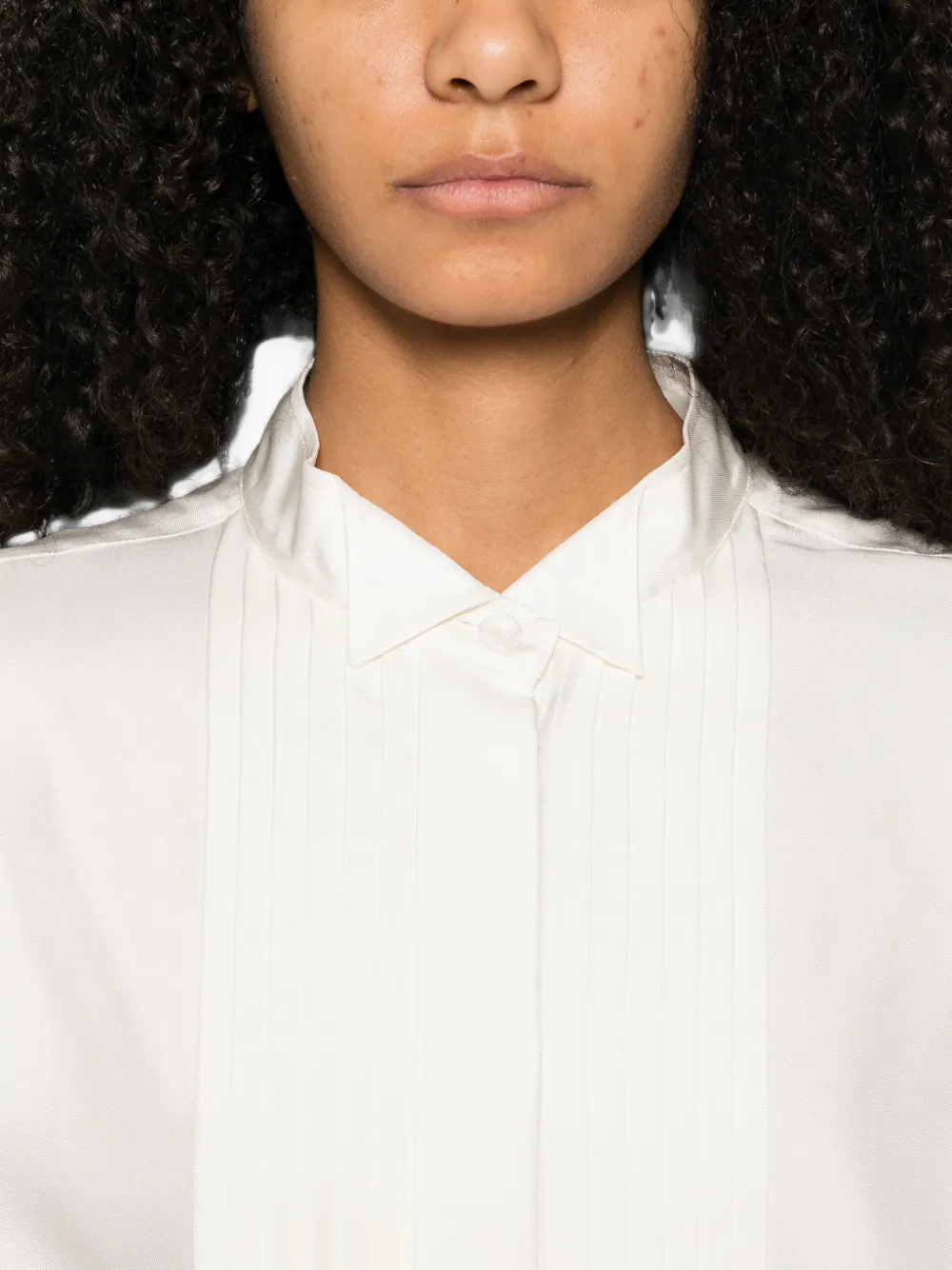 Róhe Long-sleeve Shirt in Neutrals, view 5