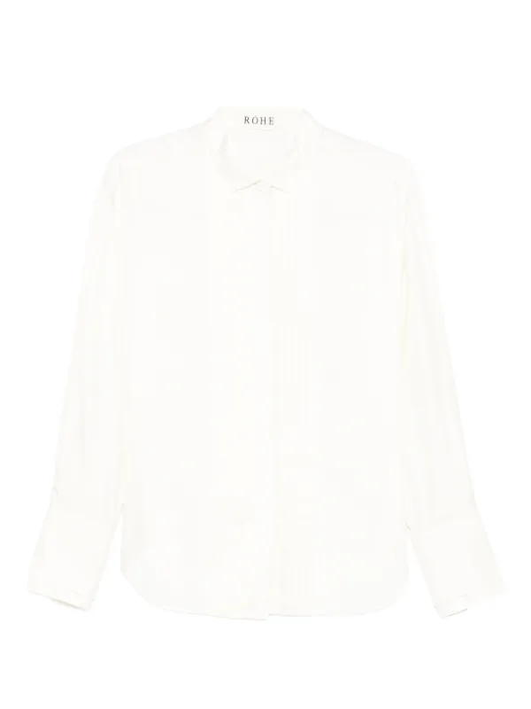 Róhe Long-sleeve Shirt in Neutrals