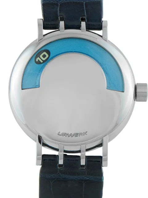 Urwerk steel wandering hours 38mm watch