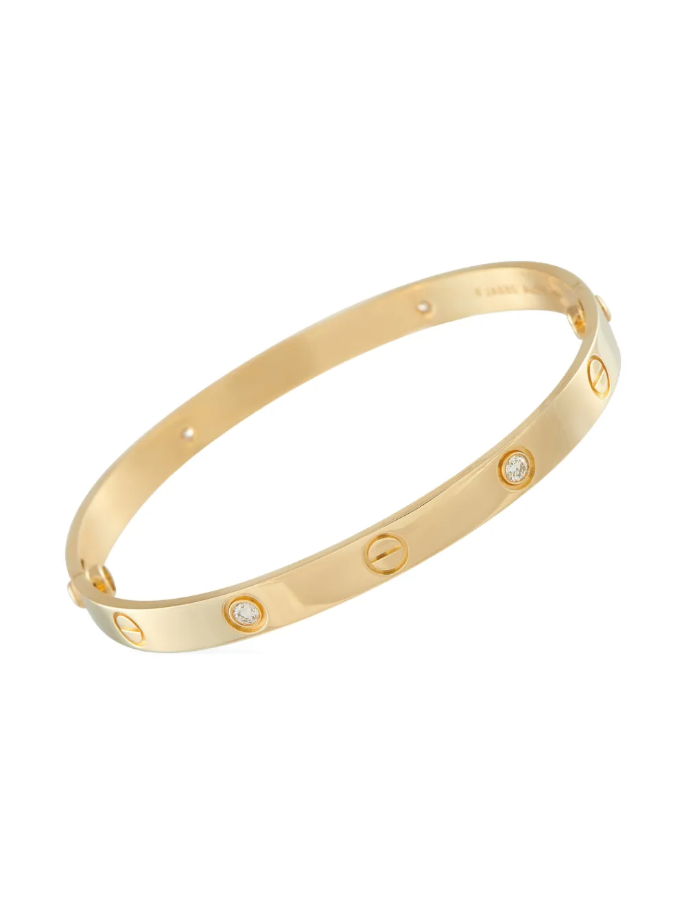 Cartier Cartier LOVE 18K Yellow Gold 4-Diamond bracelet - Oro