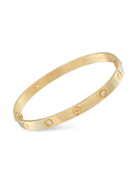 Cartier pulsera Cartier LOVE en oro amarillo de 18kt con cuatro diamantes