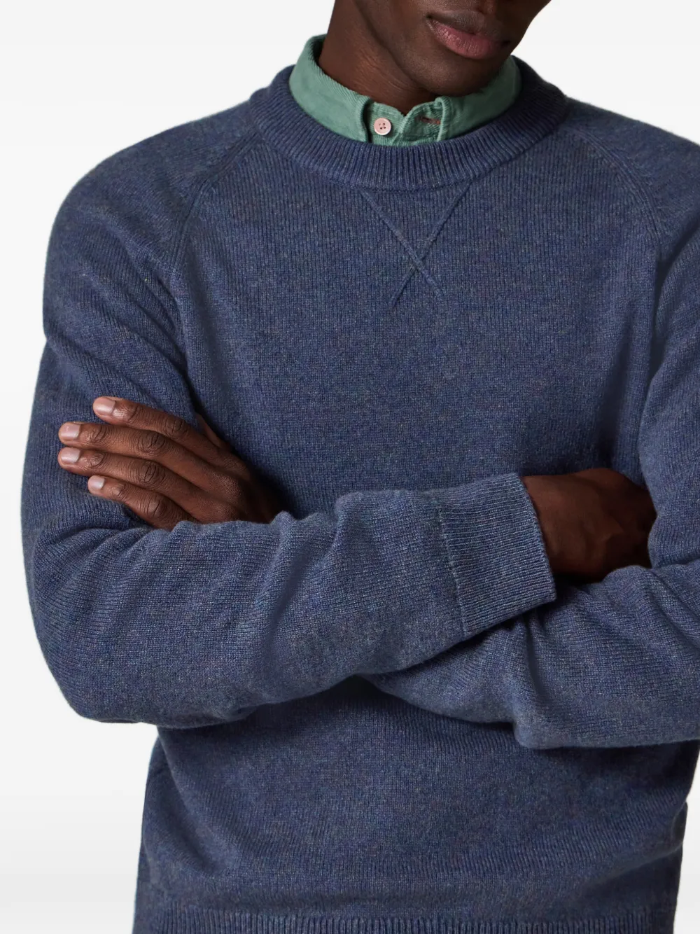  Ps Paul Smith Raglan-sleeve Sweater - Blue 