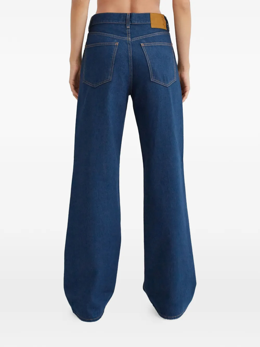 Haikure Jeans met wijde pijpen Blauw